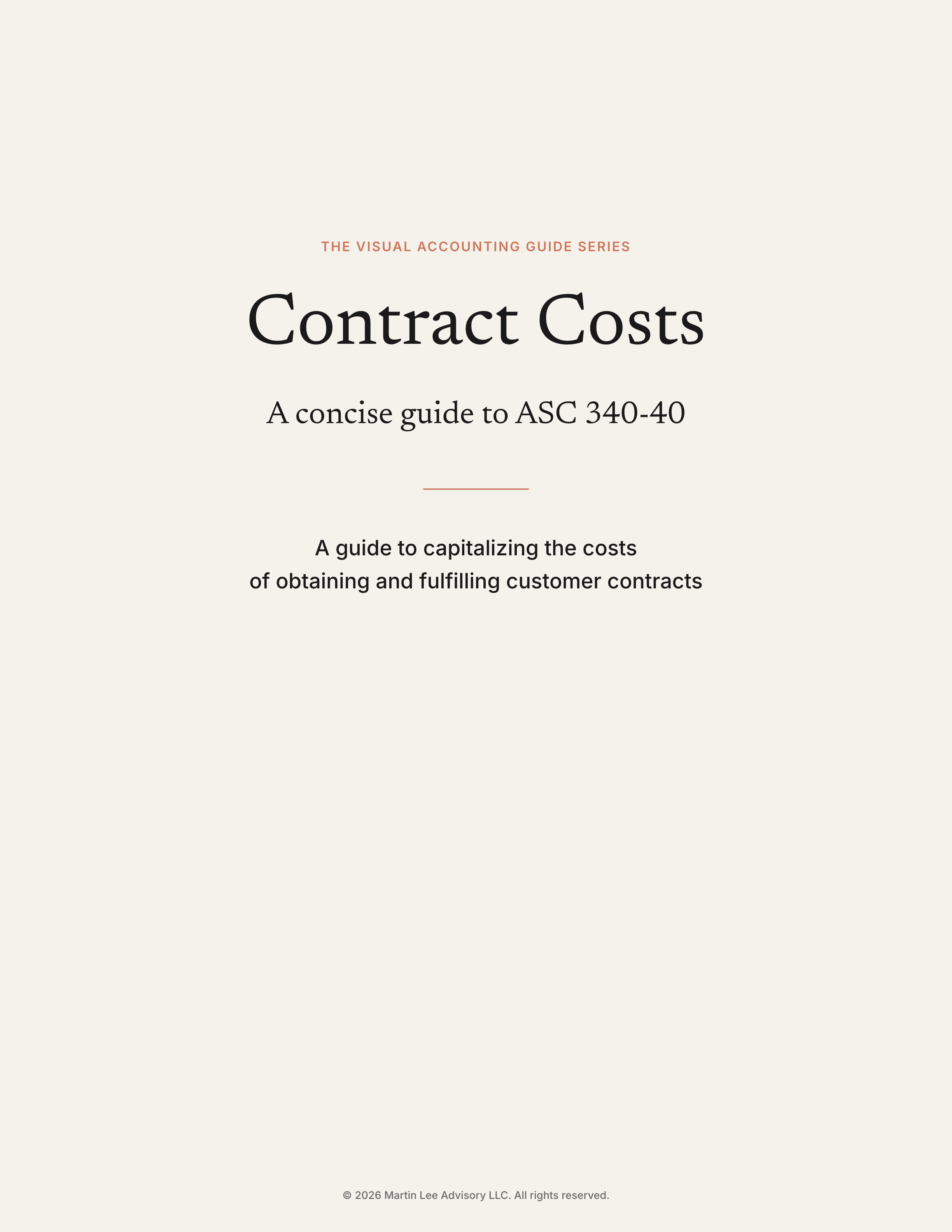 ASC 340-40 Guide - page 01 cover