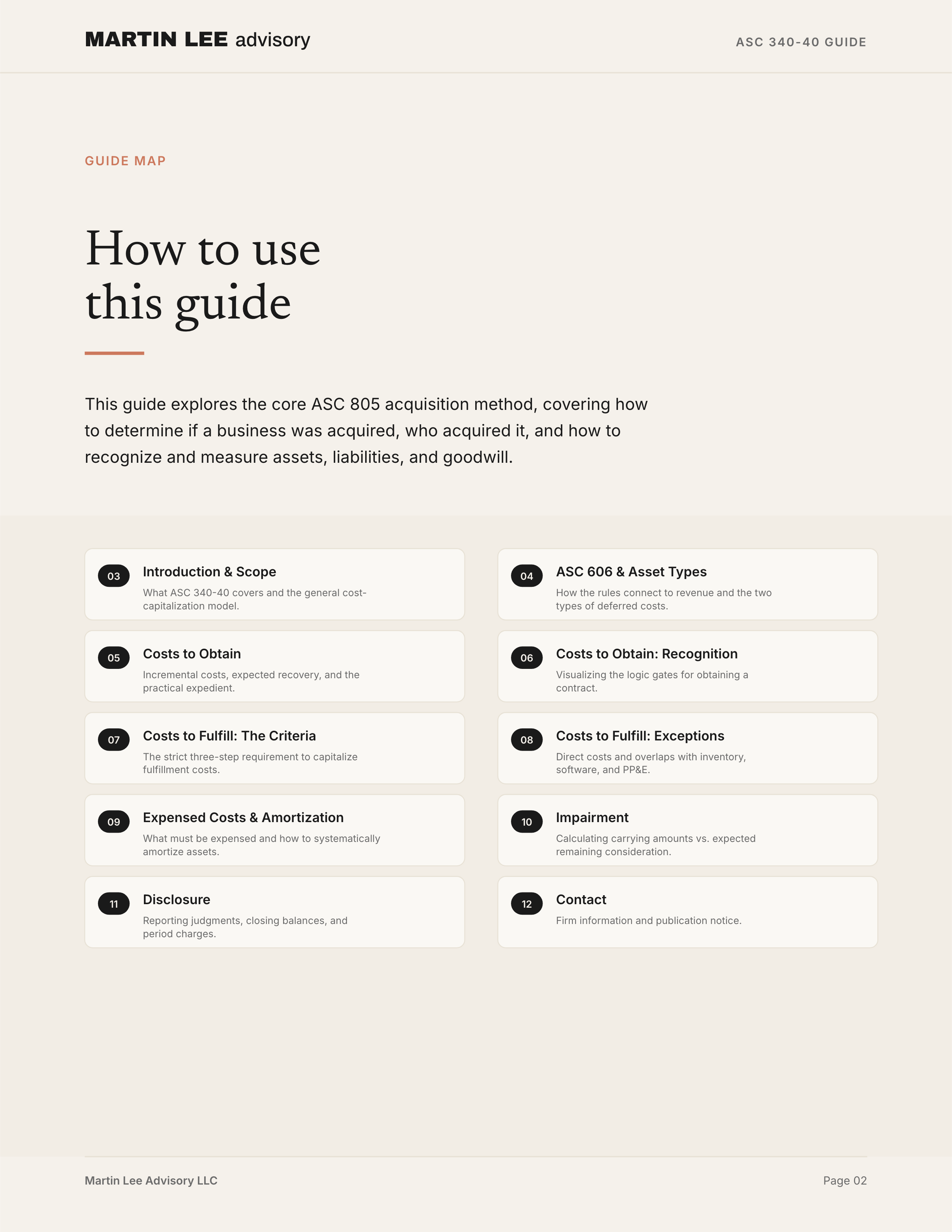 ASC 340-40 Guide - page 02 toc