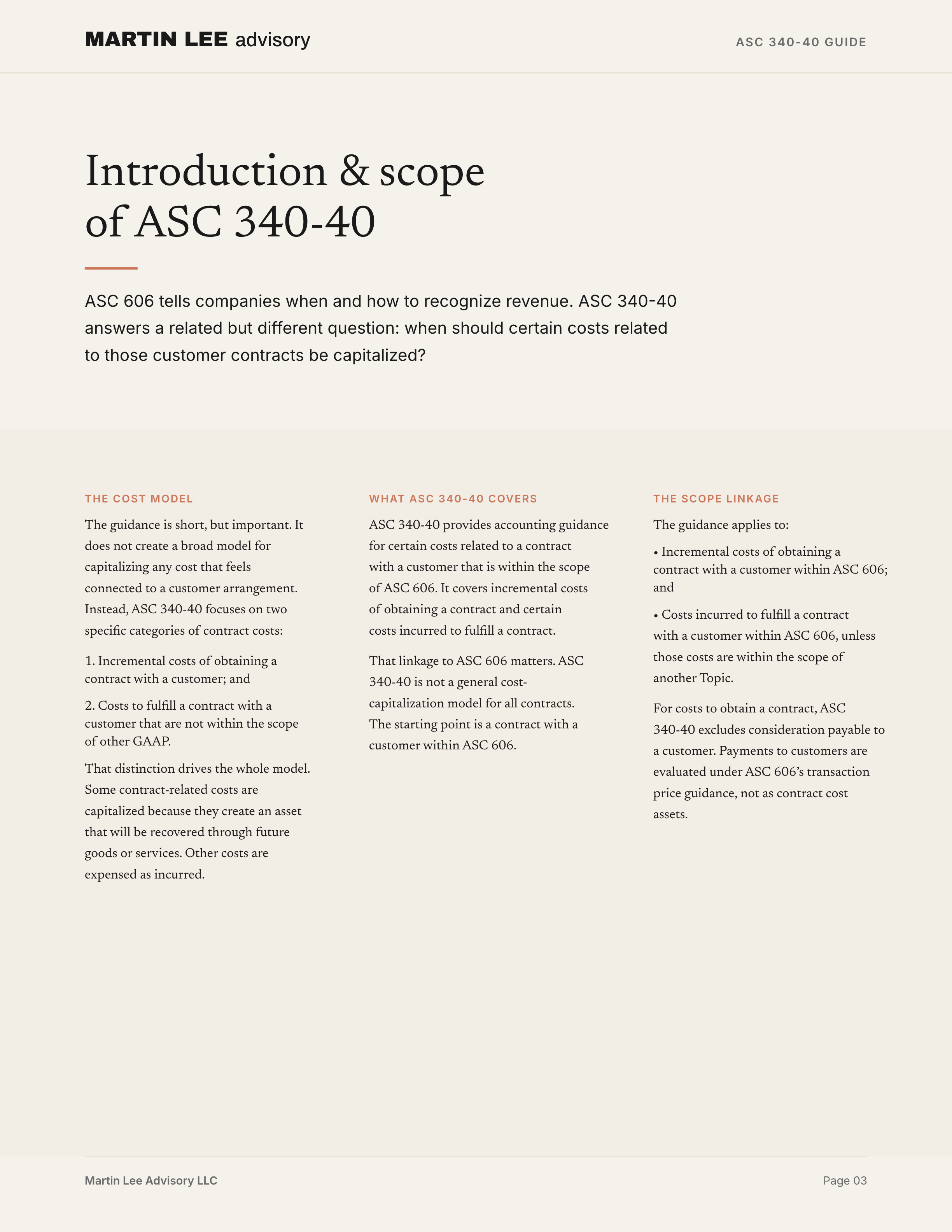 ASC 340-40 Guide - page 03 scope
