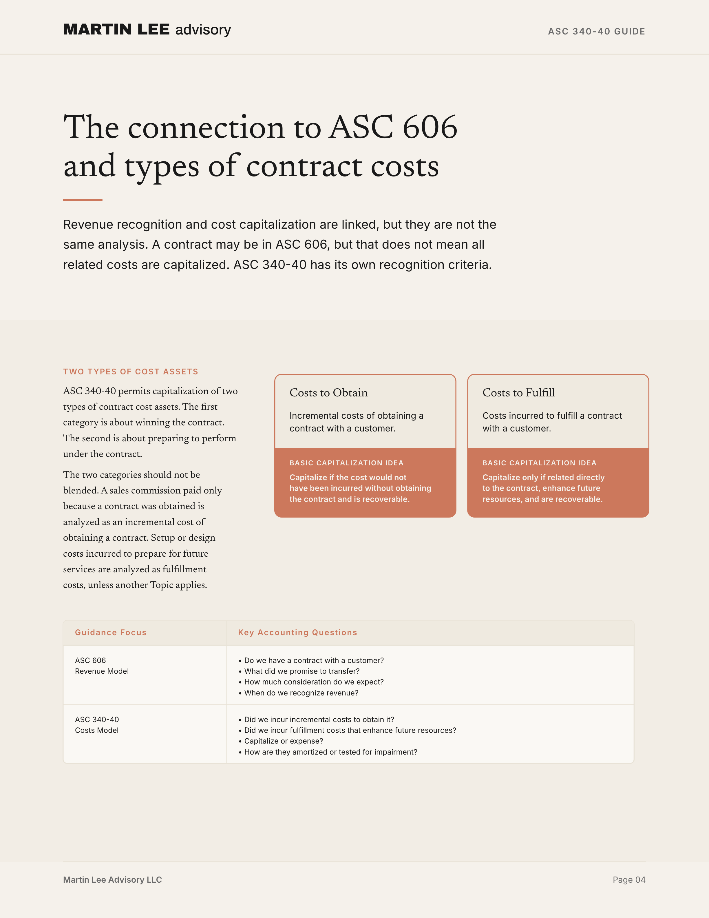 ASC 340-40 Guide - page 04 asc606 and types