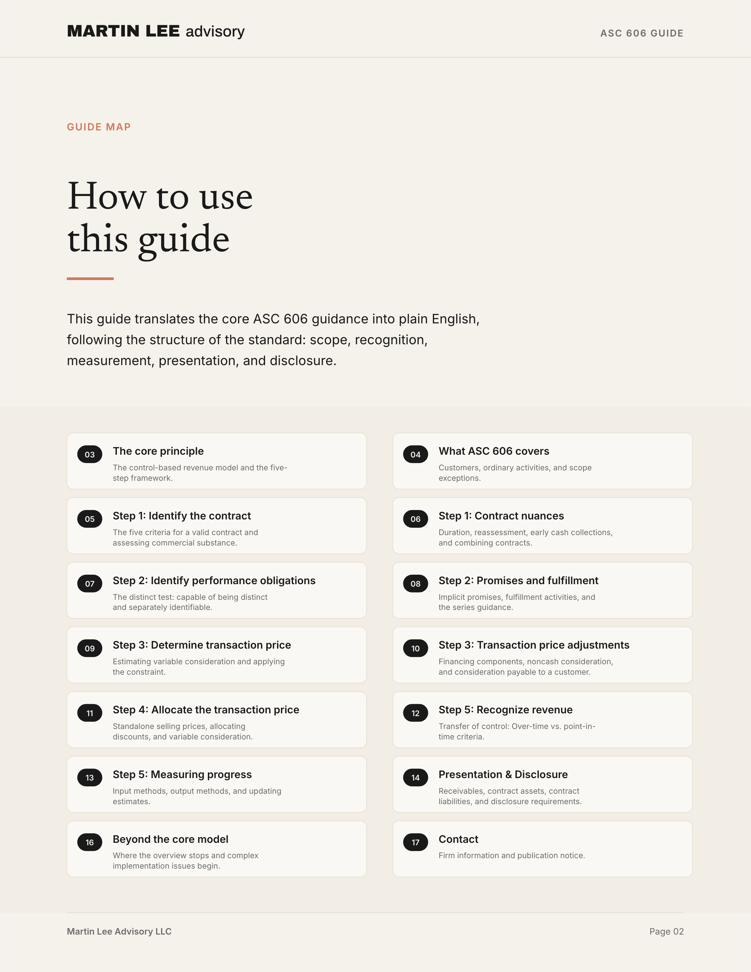 ASC 606 Guide - page 02 toc