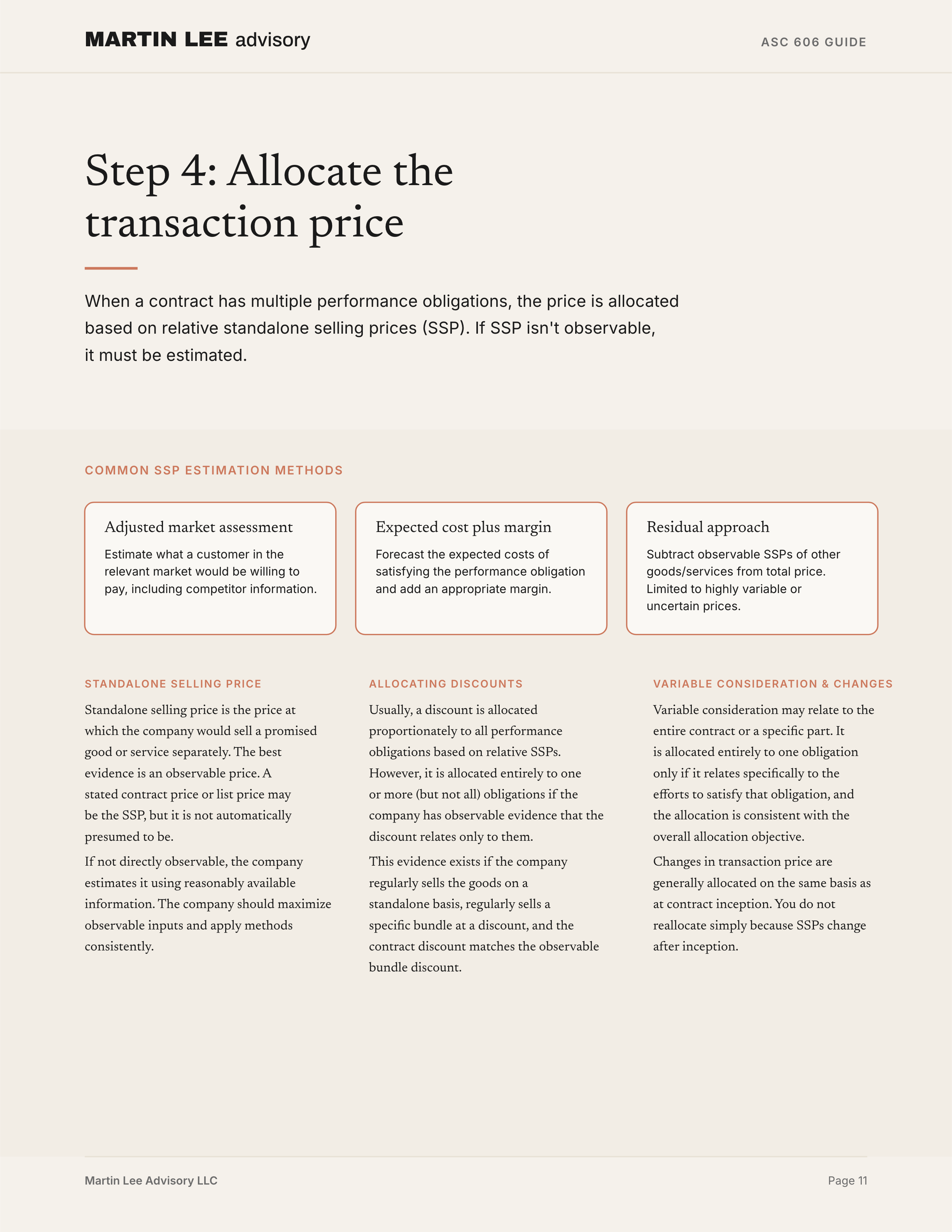 ASC 606 Guide - page 11 step4 allocate