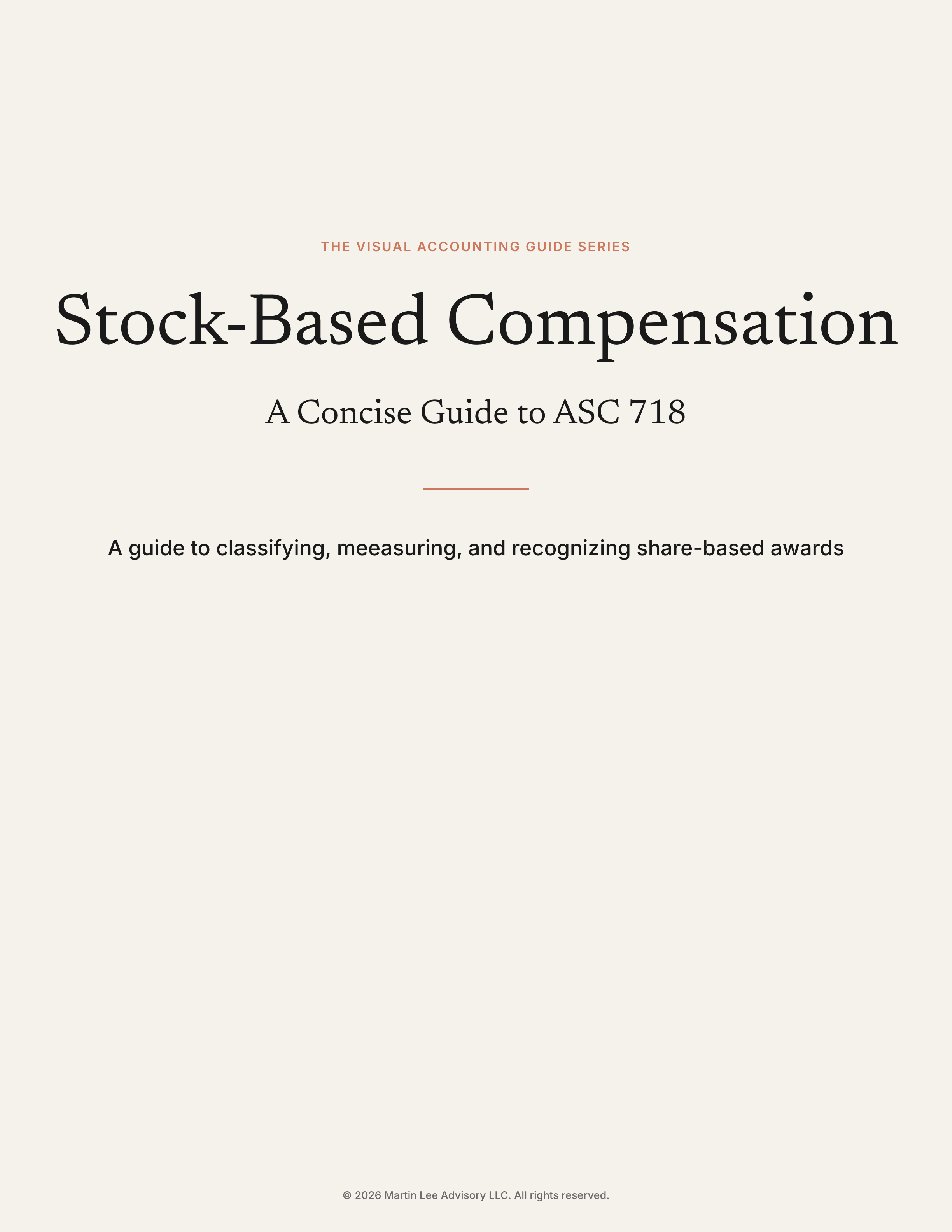 ASC 718 Guide - page 01 cover