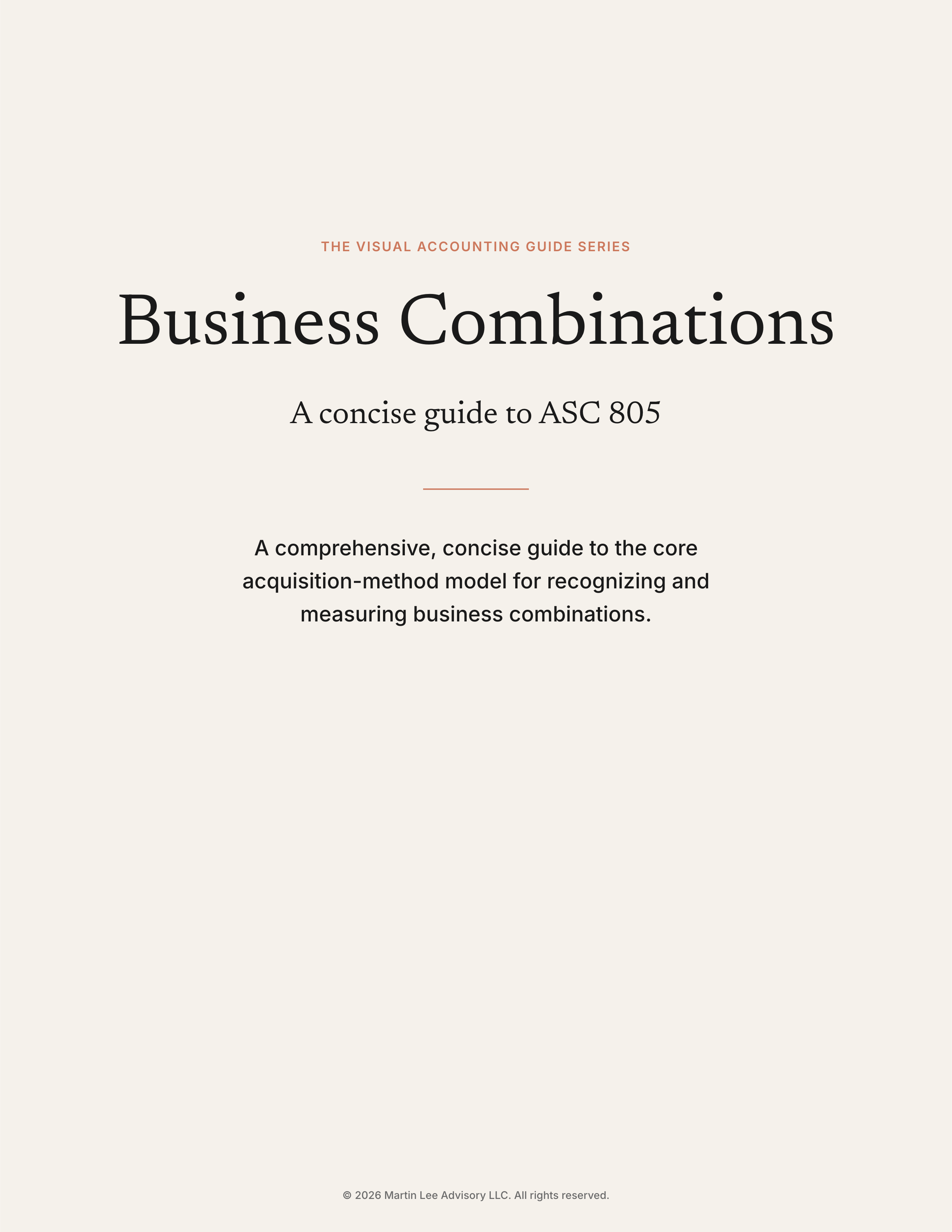 ASC 805 Guide - page 01 cover