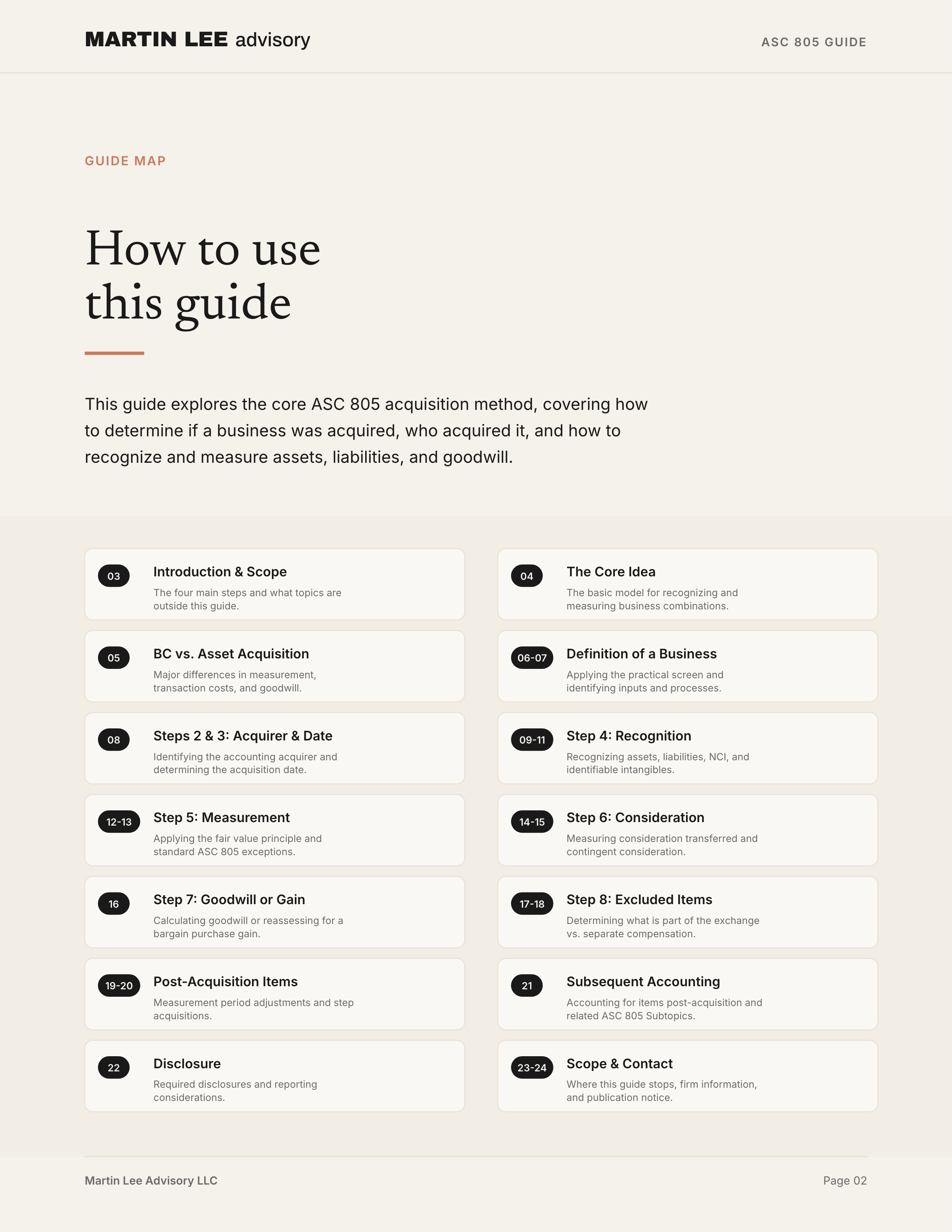 ASC 805 Guide - page 02 toc